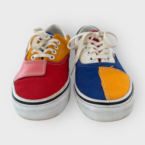 Vans Era Colorblock Skate Sneakers 5 Patchwork Low Top Lace Up Casual Street - Picture 6 of 8